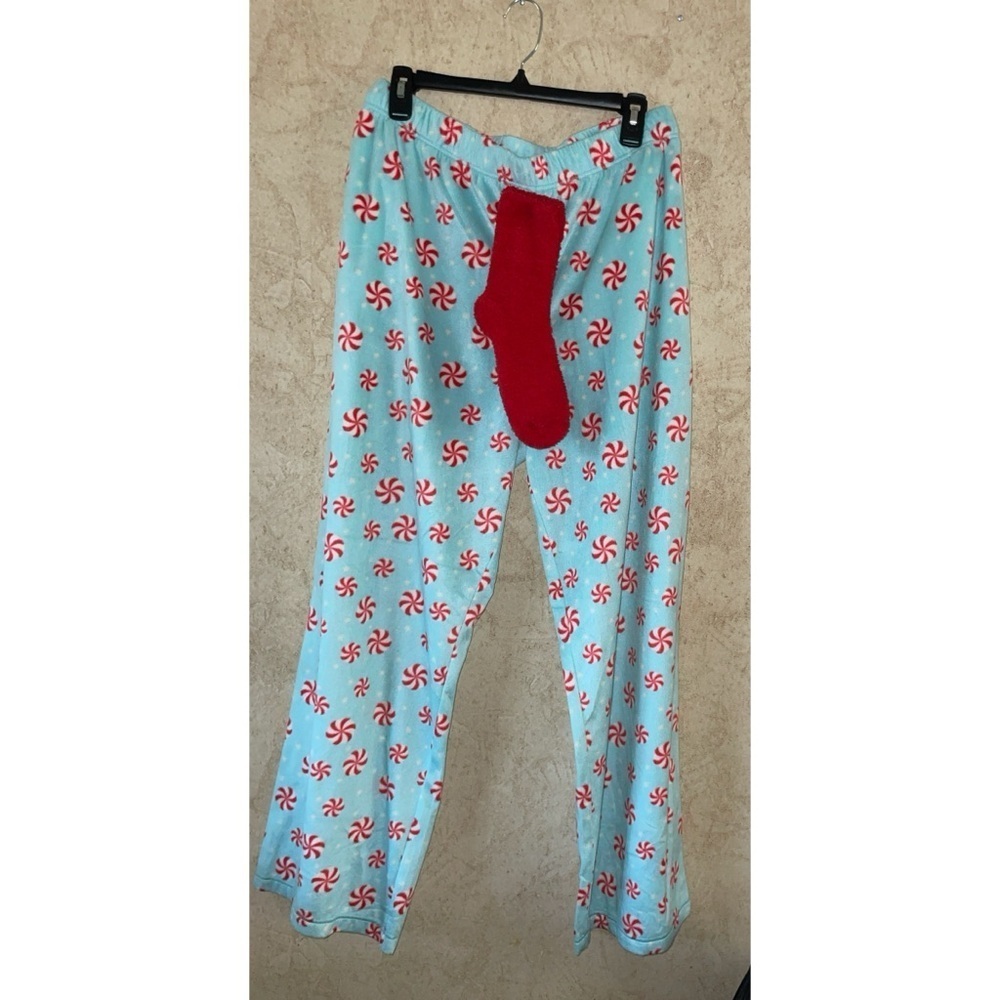 Sleep Chic Womens Fleece Pajama Pants with Socks Size XXL NWT - Picture 2 of 4